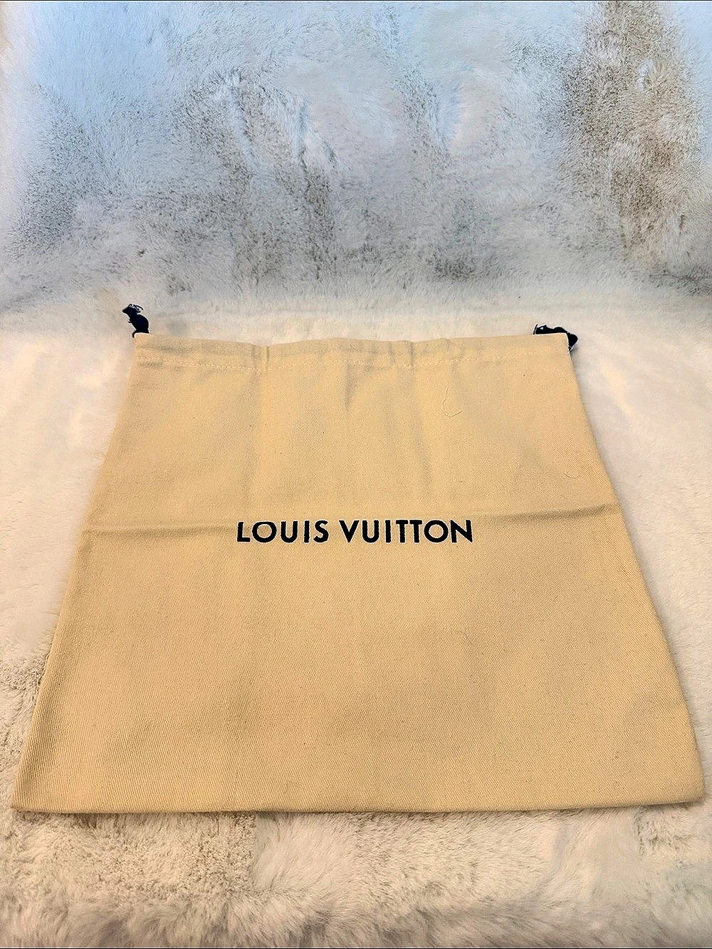 Louis Vuitton Drawstring Dust Bag Beige